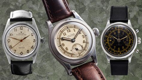 vintage rolex war watches